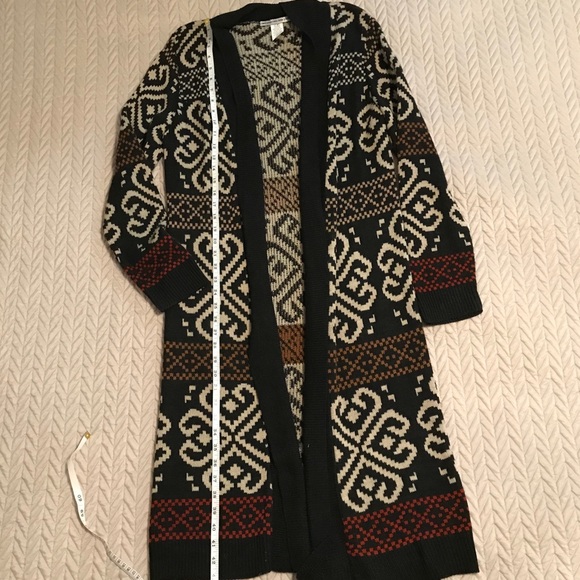 Long printed cardigan - Picture 5 of 5